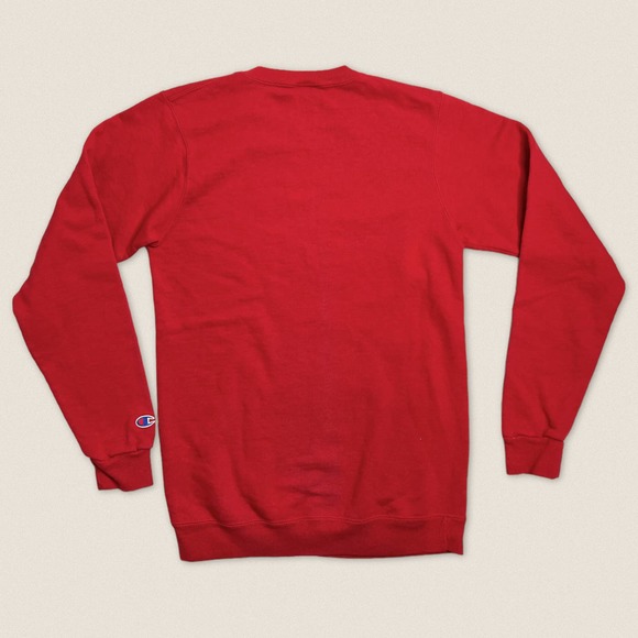 Vintage Champion Red Sweatshirt YOUTH XL may fit Women’s Small - Picture 5 of 5